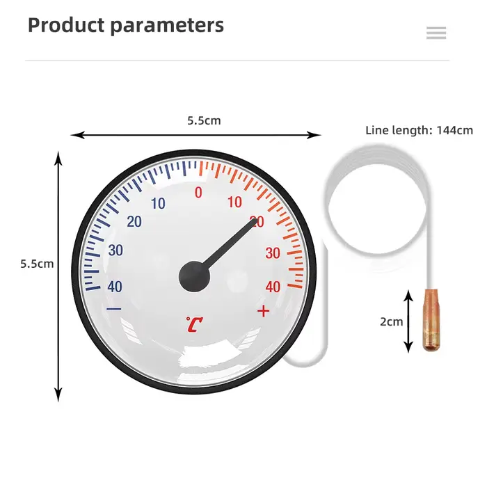 Thermomètre de four, nouveau grand cadran