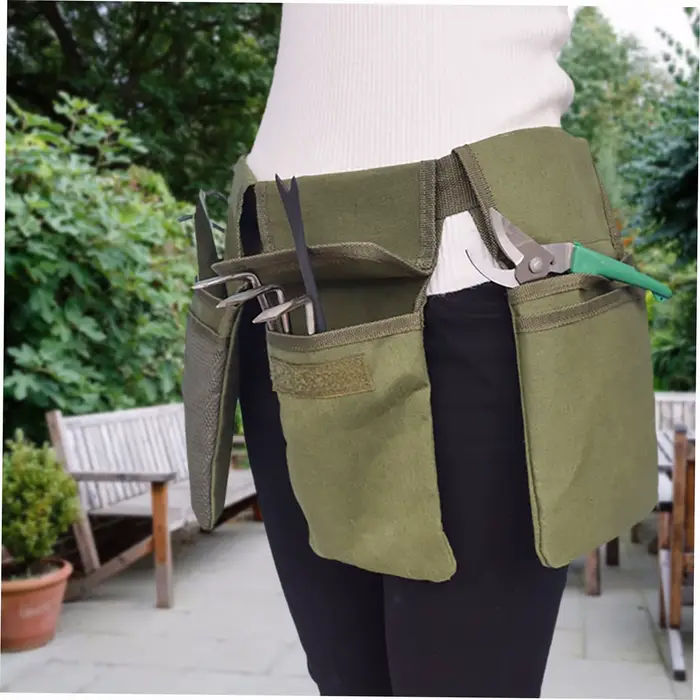 Ceinture à outils de jardin en toile