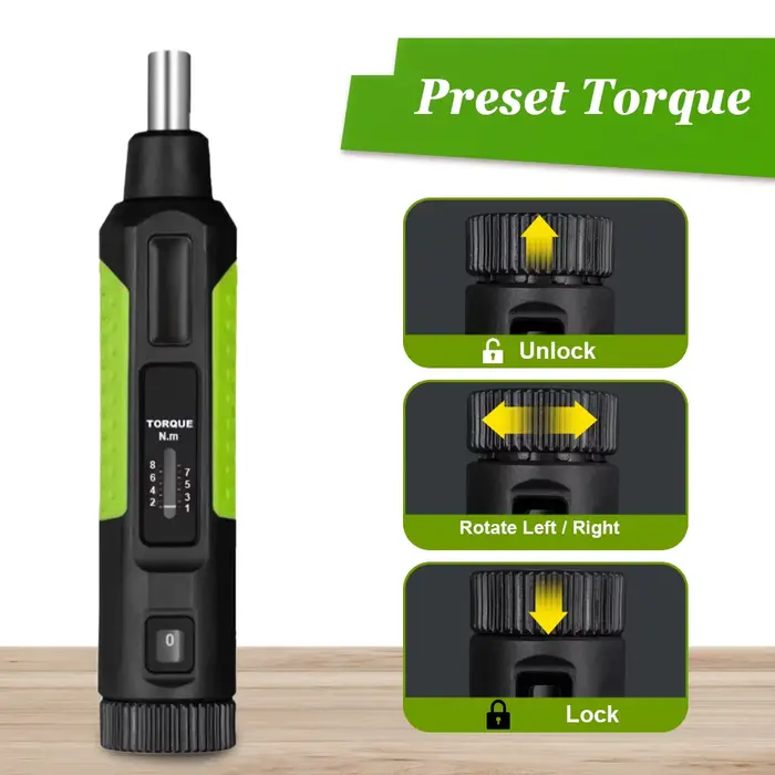 Tournevis dynamométrique 10-80 in.lb