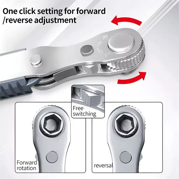 Kit de tournevis à cliquet pliable compact