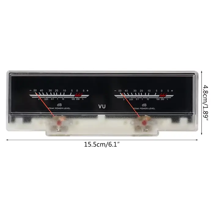 Panneau compteur VU analogique précis