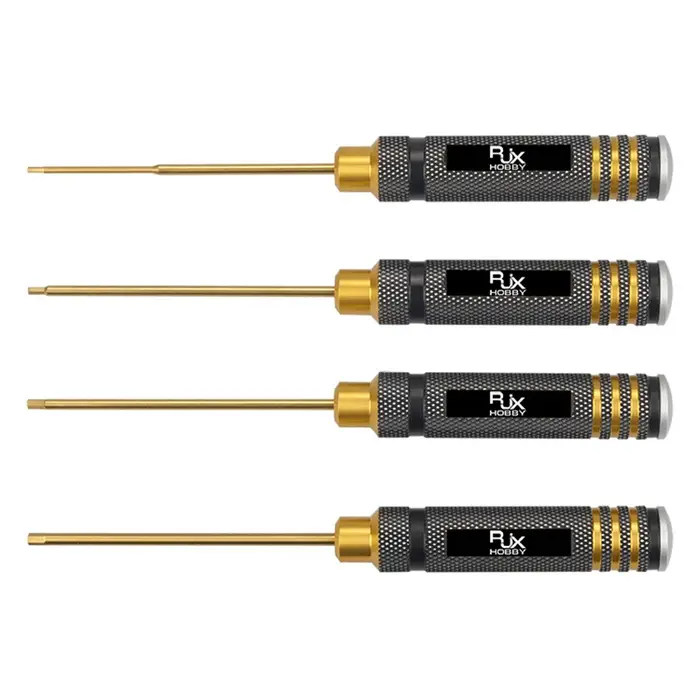 RJX-Clé hexagonale super dure plaquée pour personnes âgées, kit d'outils de tournevis HSS pour modèl