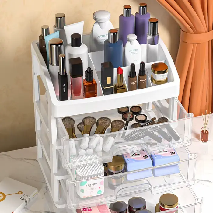 Boîte de rangement de bureau multicouche