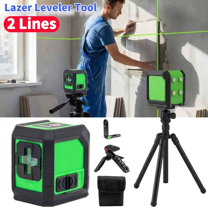 Niveau laser 2 lignes croisées vert