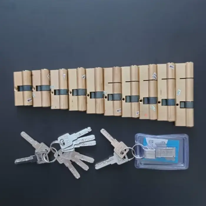 Cylindre de porte serrure biaisée 65 70 80 90 115mm