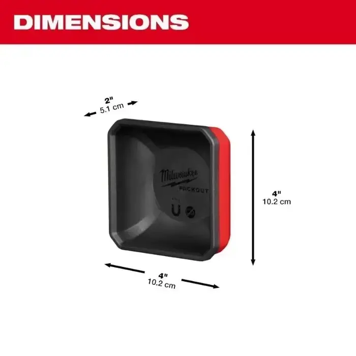 Milwaukee PACKOUT bac magnétique foret boîte de rangement