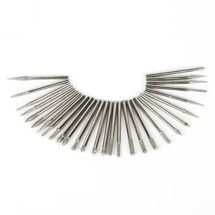 Accessoires Dremel outils rotatifs 30 pièces fraises diamantées 12