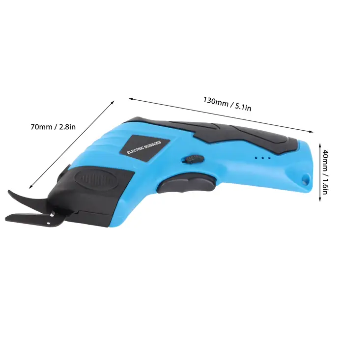 Ciseaux Électriques Sans Fil pour Ministres les Tapis, Cuir Souple, Carton