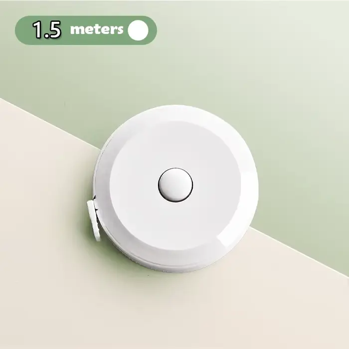 Mètre Ruban Souple Rétractable Auto-Bloquant de 1,5 m / 2 m pour Mesure Corporelle, Couture et Taill