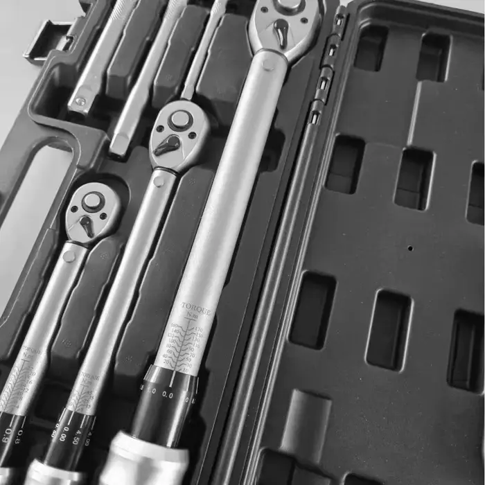 1/4 "2-24N.m 3/8" 5-60N.m 1/2 "20-220N.m 6 pièces jeu de clés dynamométriques clé à cliquet dynamométrique réglable préréglée de haute précision