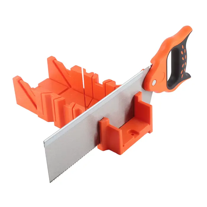Boîte à onglets de serrage à Angle Multiple en plastique ABS de 12 pouces avec scie arrière de 14
