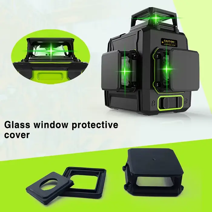 CLUBIONA store rouge ou vert 12 lignes (12RC / 12GC / MD12R / MD12G) niveau Laser fenêtre en verre couvercle de protection supérieur accessoires