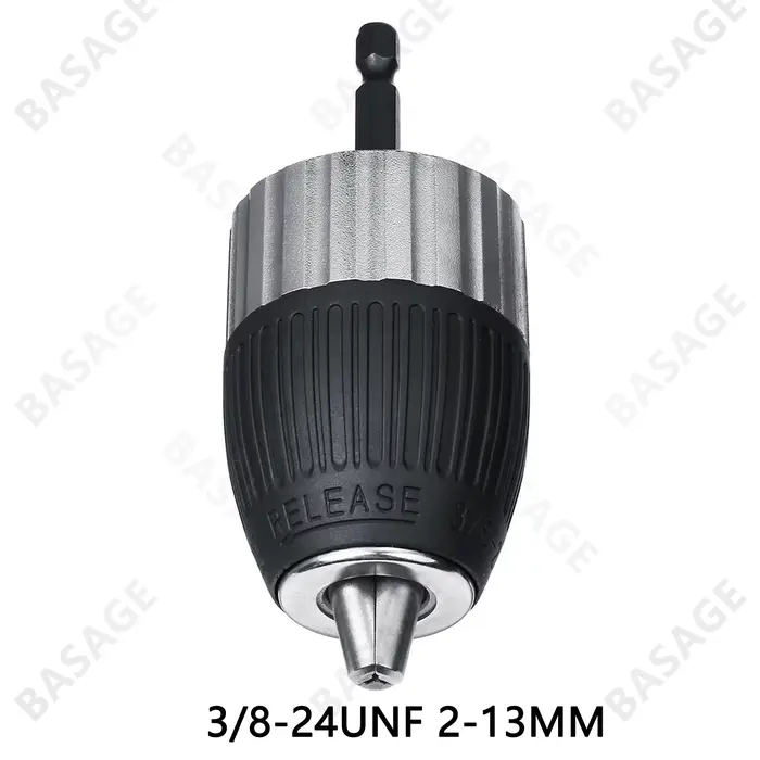 Mandrin de perceuse électrique 1.5-13mm, autobloquant sans clé, accessoires d'outils de pilote 3/8-2