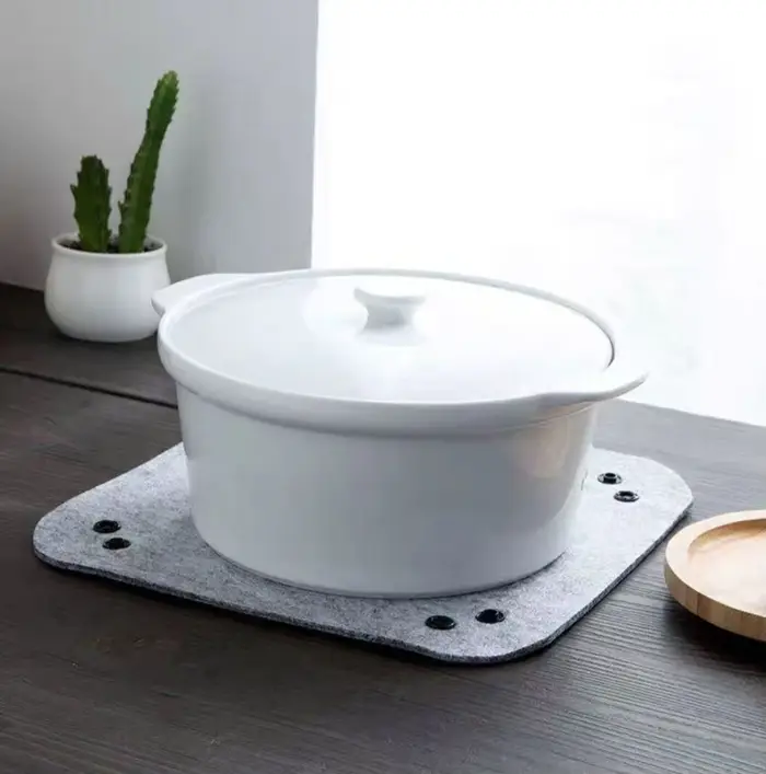 Boîte de rangement de bureau en feutre