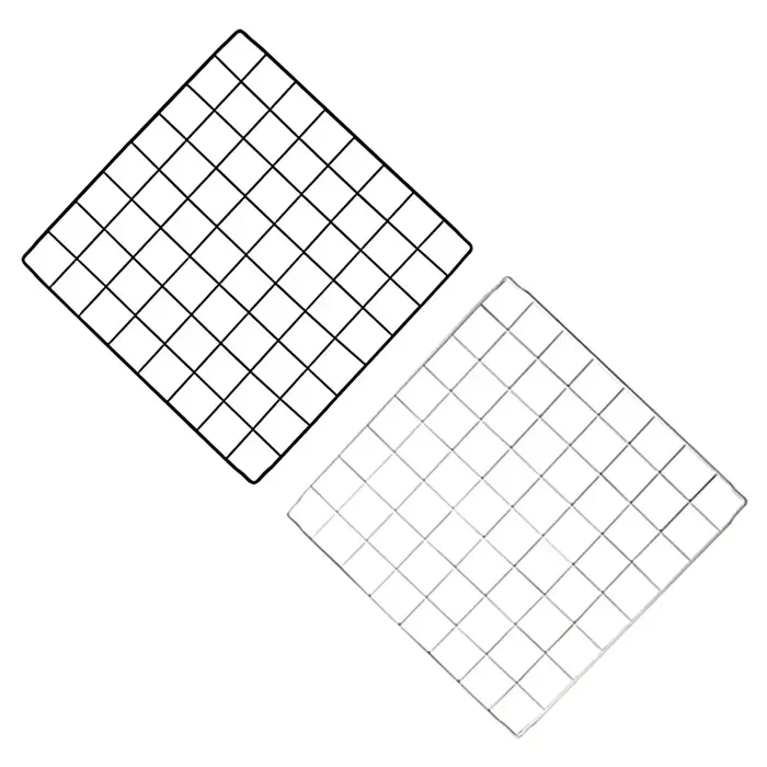 Combinaison de rangement multifonctionnelle en métal noir 35x35cm
