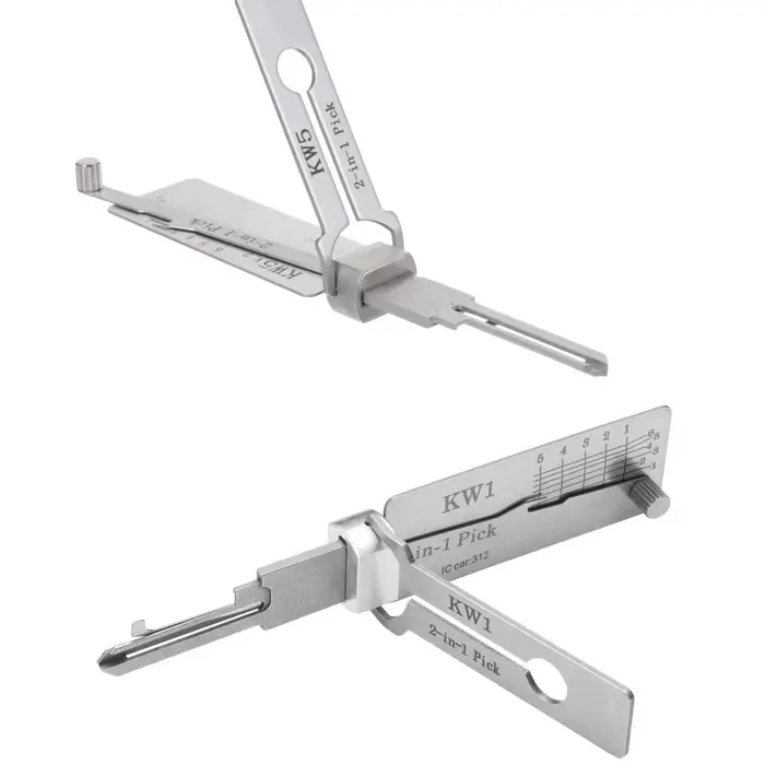 Pour serrurier professionnel Lishi 2 en 1 outil SC4 SC1 SS001 Pro SS002 Pro SS002R R52 KW1 KW5 outils pour porte de maison clé civile