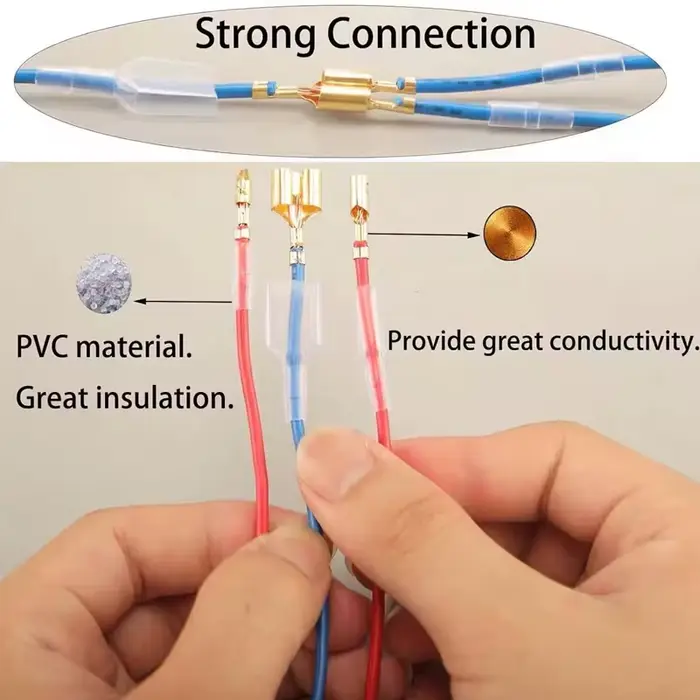 Connecteur de fil mâle femelle isolé