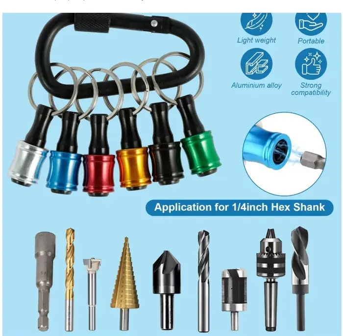 Lot de 12 embouts de tournevis avec support