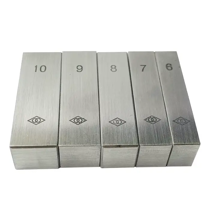 Bloc d'acier jauge de mesure bloc de jauge carré en acier 1mm