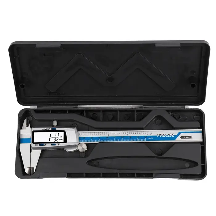 Acier inoxydable 0.01mm mesure de haute précision 150mm pied à coulisse numérique mm/pouces/Fraction zéro réglage