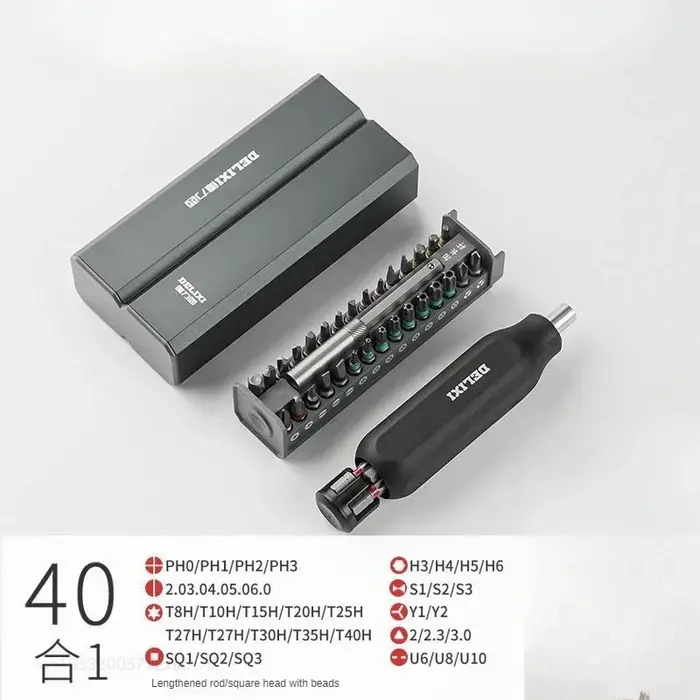 Kit de tournevis de précision magnétique 30 40 44 embouts