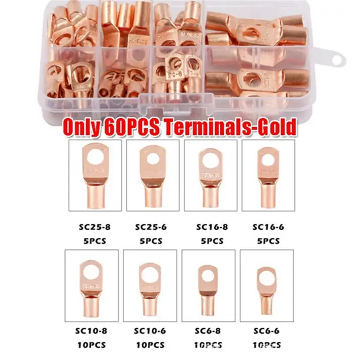 HX-50B 1/60/100 pièces outil de sertissage de câble Portable bornes professionnelles pince à sertir 