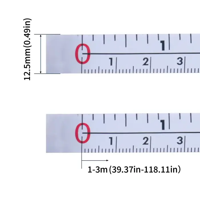 Inch & MeaccelerSelf Adhesive Tape 1-3M Measure Steel Mitre Scale