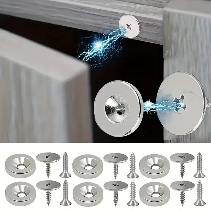 Fermeture magnétique pour porte d'armoire