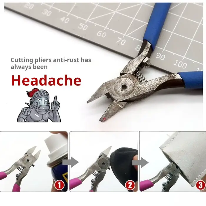 MSWZ MS080 boîte de rangement d'outils de loisir pinces métalliques antirouille pour modèle Gundam artisanat bricolage assemblage mallette d'entretien sans rouille