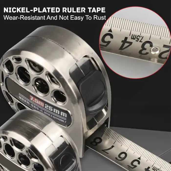MeaccelerTape-Mètre rétractable en acier inoxydable