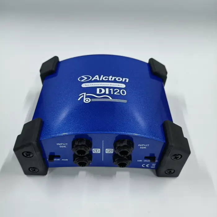 Alctron DI120 convertisseur d'impédance de boîtier DI passif bidirectionnel effecteur de scène DIBOX