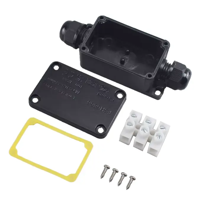 Boîtier de jonction étanche IP66 2 voies 3 voies pour câbles de 3mm-6.5mm, connecteur scellé ignifug