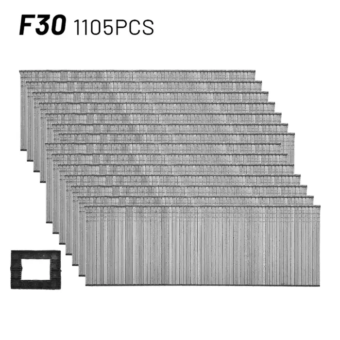 1105 pièces F15/F20/F25/F30 pistolet à ongles droit Brad