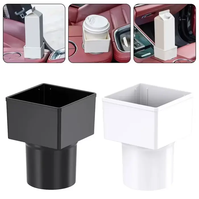 Boîte de rangement carrée en plastique PP pour voiture