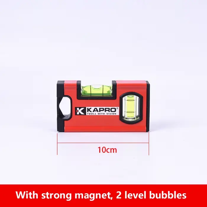 Kapro 10/20 cm Portable magnétique petit niveau à bulle précision en aluminium Construction outil de