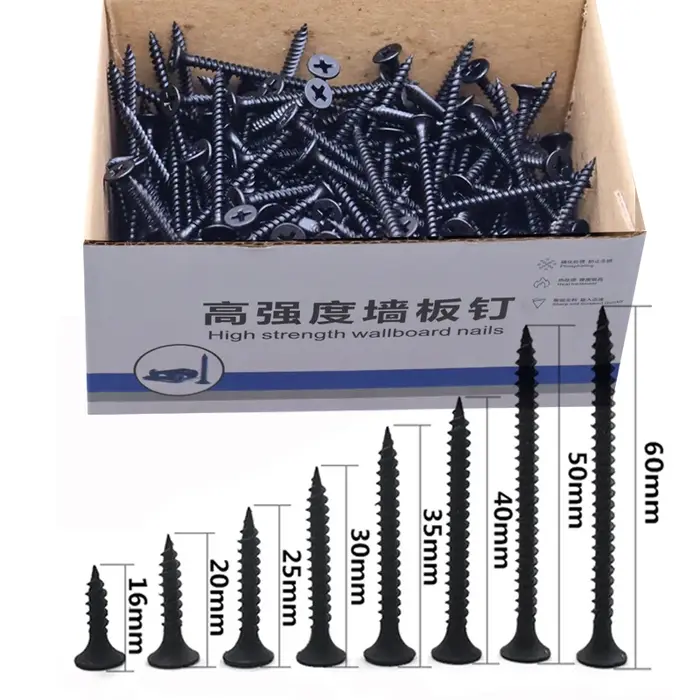 1 boîte/0.5kg lot vis pour cloisons sèches croix fraisée tête plate vis autotaraudeuse M3.5 vis Phil