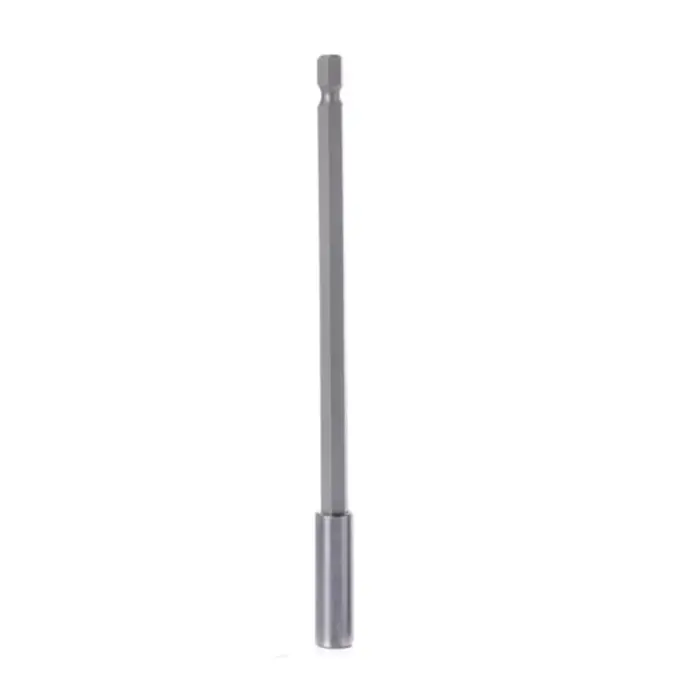 Support d'extension hexagonale, bielle, tournevis Long, embout magnétique argent 150mm, longueur d'e