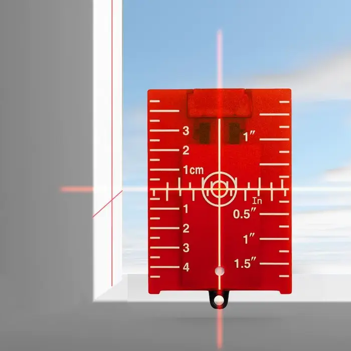 Plaque de cible laser 1-5 pièces pour niveau laser vert/rouge