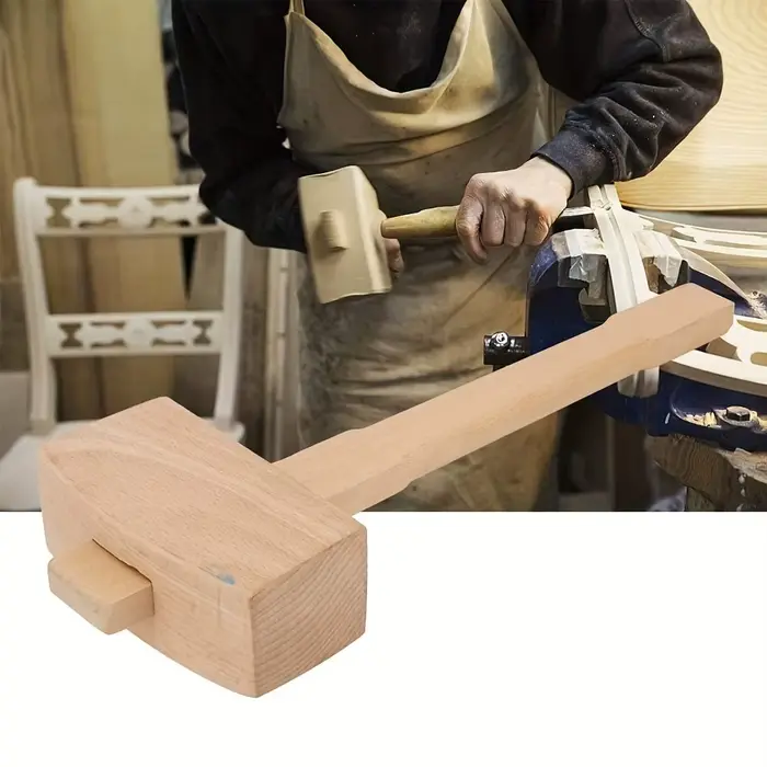 Marteau à tête en bois massif de hêtre