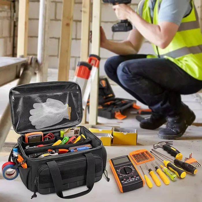 Sac de rangement d'outils de grande capacité