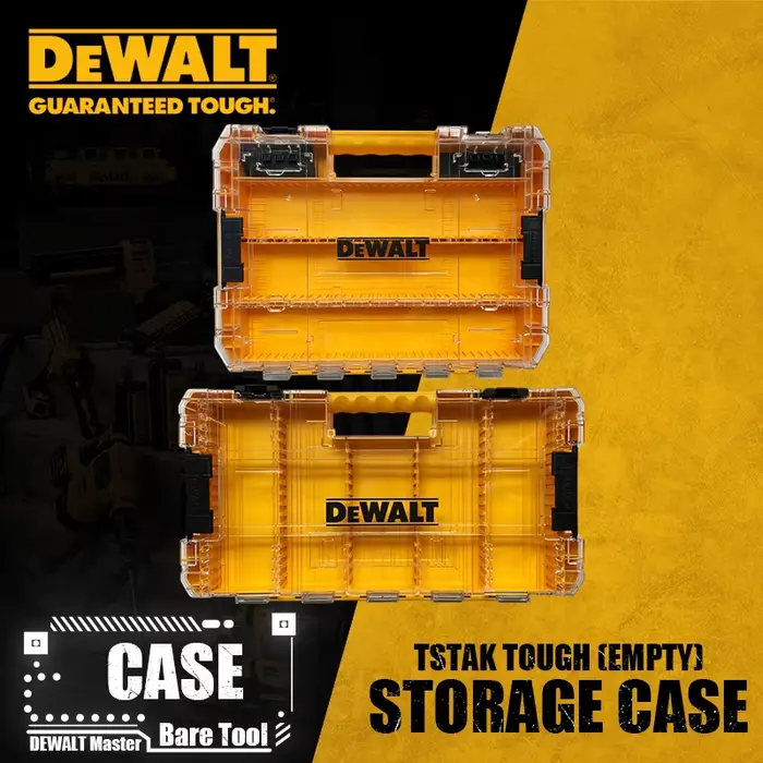 DEWALT N 542474 DT70839 grand boîtier robuste vide tournevis embout pièces boîte de rangement accessoires pour outils