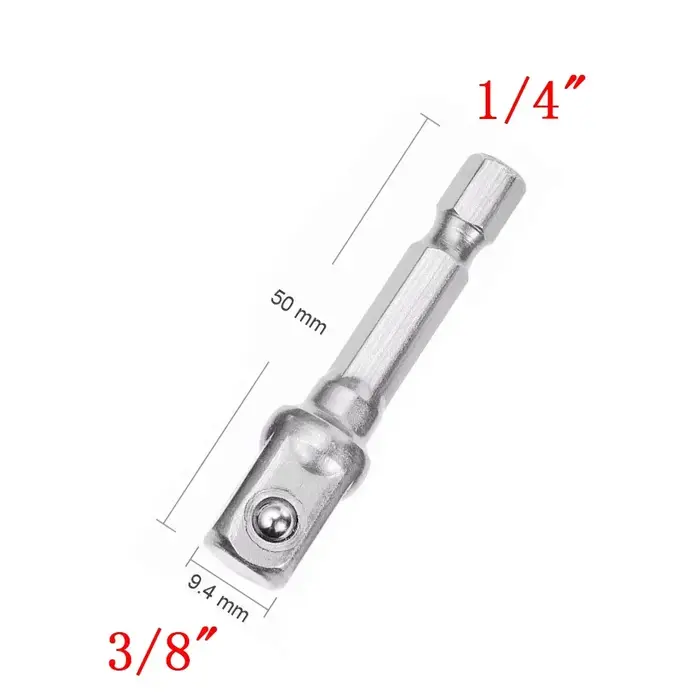 Adaptateur de douille en acier au chrome vanadium