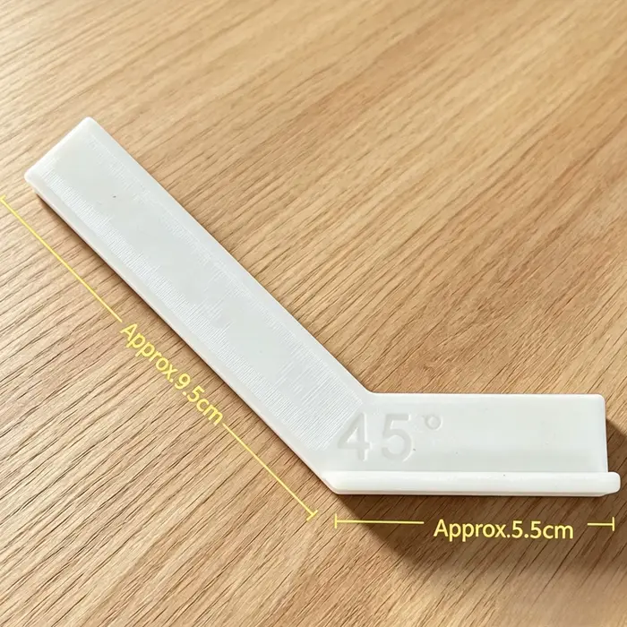 2 pièces – Guide d'angle 3D imprimé pour le travail du bois