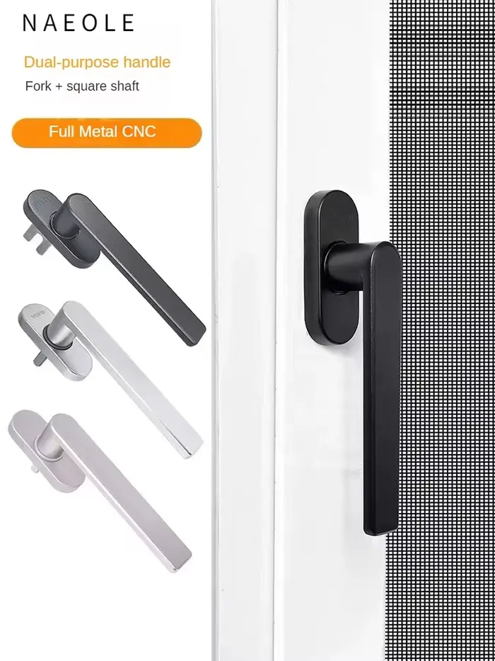 Poignée de fenêtre Manilla Puerta Aluminio Gris