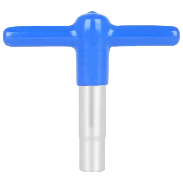 Clé de réglage du tambour, outils clés de réglage du tambour, clé en T en alliage de Zinc avec manch