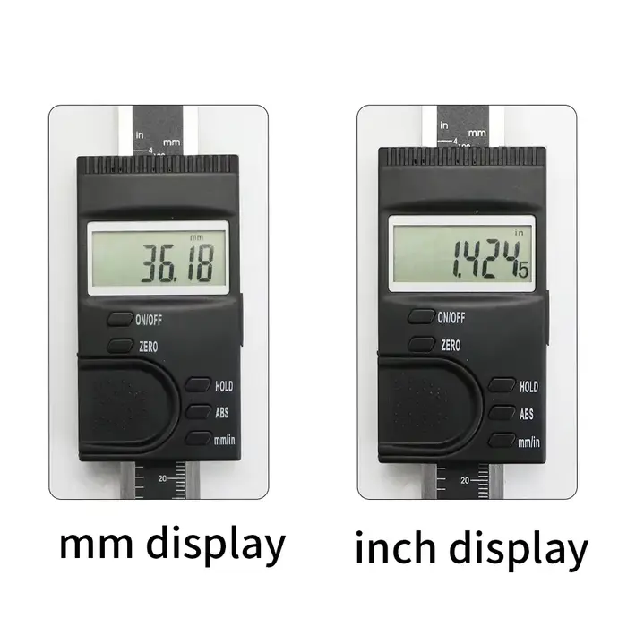 SHAHE 100/150/200/300 MM Étrier numérique vertical en acier inoxydable avec écran LCD – Outil de mesure