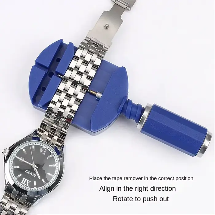 Kit d'outils de réparation de montres, 147 pièces, pour démontage, Installation, entretien, sangles 