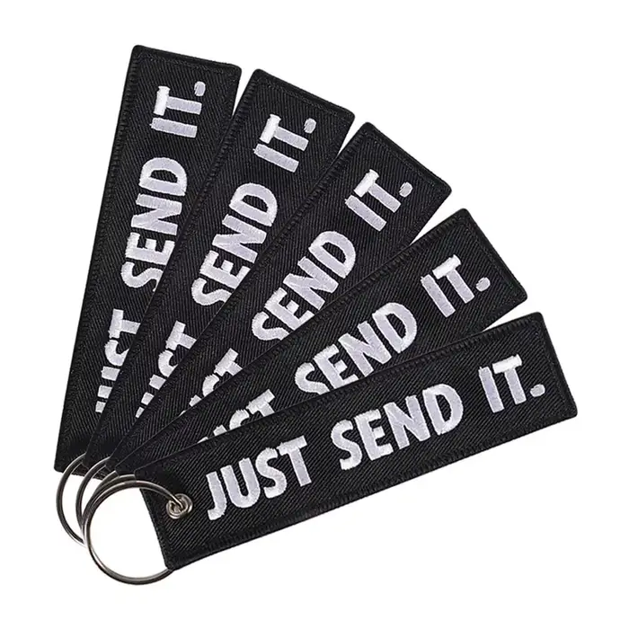 JUST SEND IT porte-clés étiquette de bagage