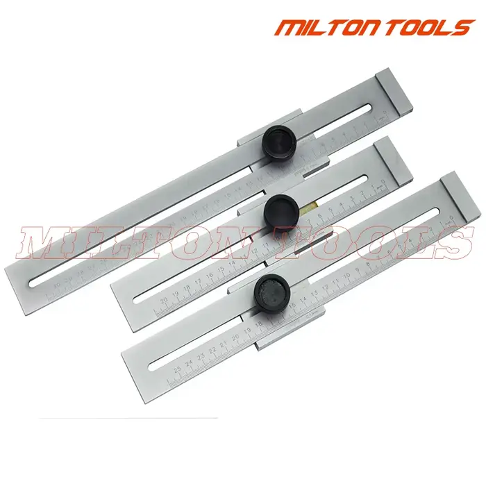 Règle de traçage industrielle en acier 200mm 250mm 300mm, jauge de marquage parallèle, règle de traç