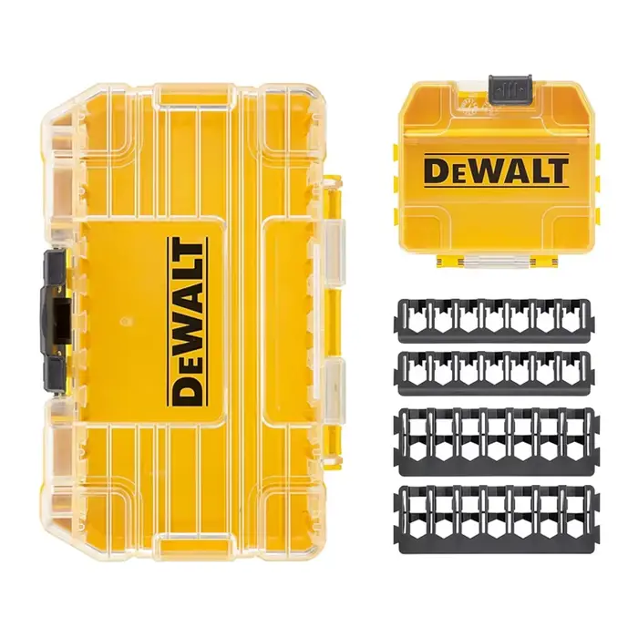 DEWALT TSTAK jaune outil accessoires stockage boîte robuste ensemble multi fonctionnel